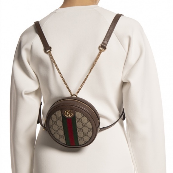 Gucci New With Box GG Marmont Mini Ophidia GG Supreme Logo Fanny Pack Backp… - Picture 13 of 14